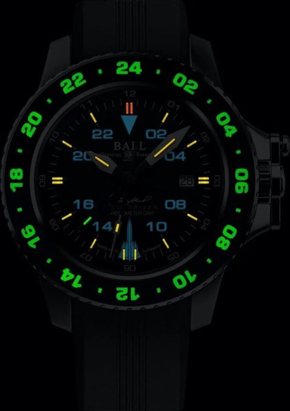 Ball Engineer Hydrocarbon AeroGMT (42 mm) COSC Sled Driver Limited Edition DG2018C-P17C-BK - main (1)