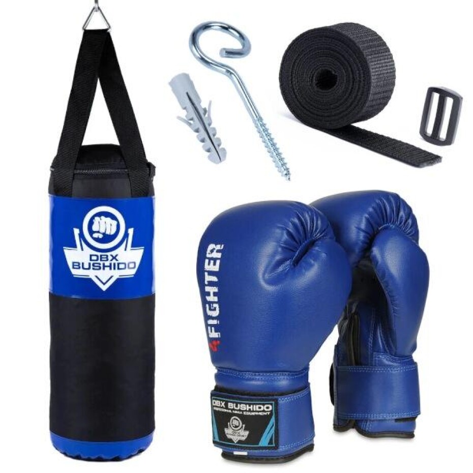 BUSHIDO Sada pro trénink boxu DBX DBX Kids60.3 modrá - main (0)
