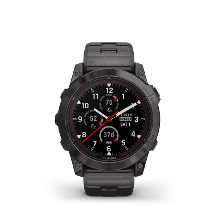 Garmin Fēnix 7X Pro Sapphire Solar Edition Carbon Gray DLC Titanium s titanovým náramkem Vented - 010-02778-30 - main (8)