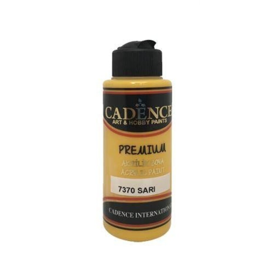 Akrylová barva Cadence Premium - žlutá hořčičná / 70 ml - main (0)