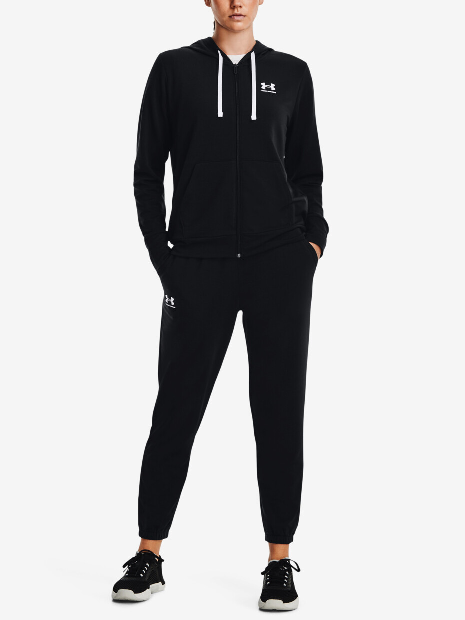 Dámská mikina Under Armour  Rival Terry FZ Hoodie-BLK M - main (1)