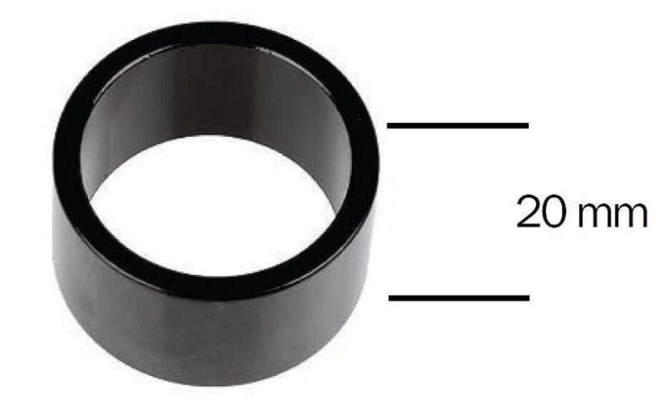 M-wave Podložka A-head 1"1/8" 20mm černá - main (0)