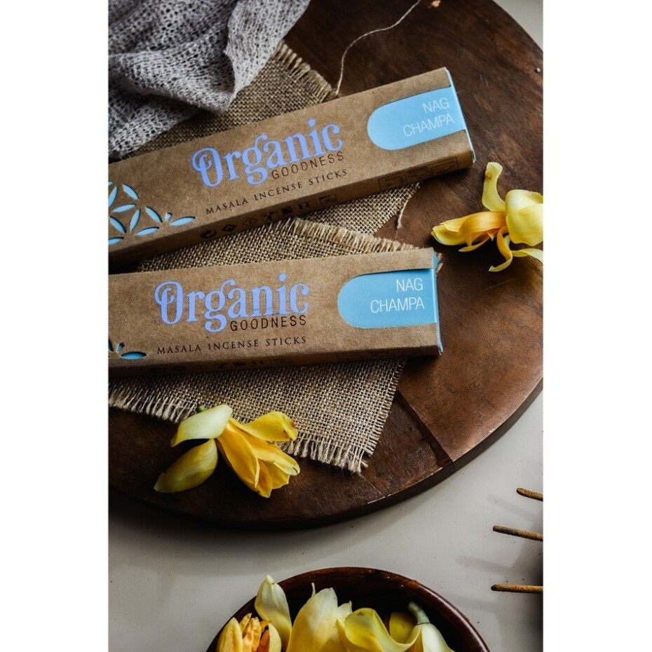 Vonné tyčinky Organic Goodness Masala 12 ks, Nag Champa - main (1)