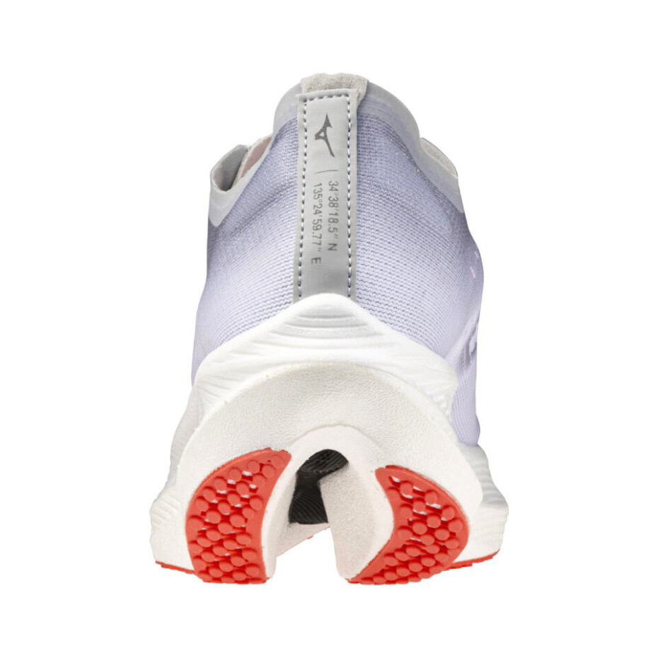 Dámská běžecká obuv Mizuno Wave Rebellion Pro 2 White/Harbor Mist/Cayenne  UK 4 - main (4)