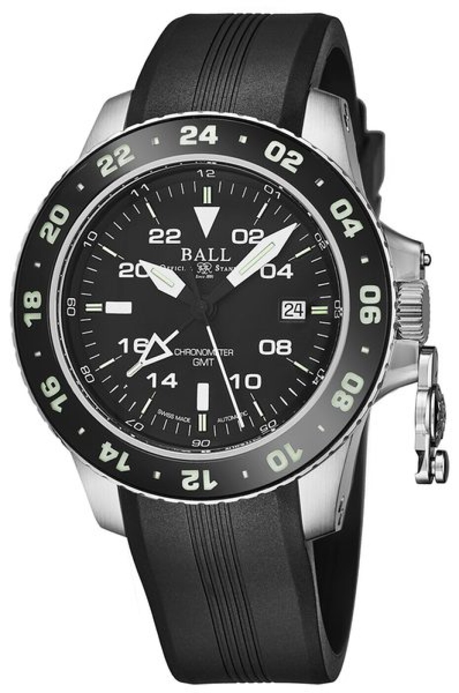 Ball Engineer Hydrocarbon AeroGMT II (42 mm) COSC DG2018C-PC-BK - main (2)