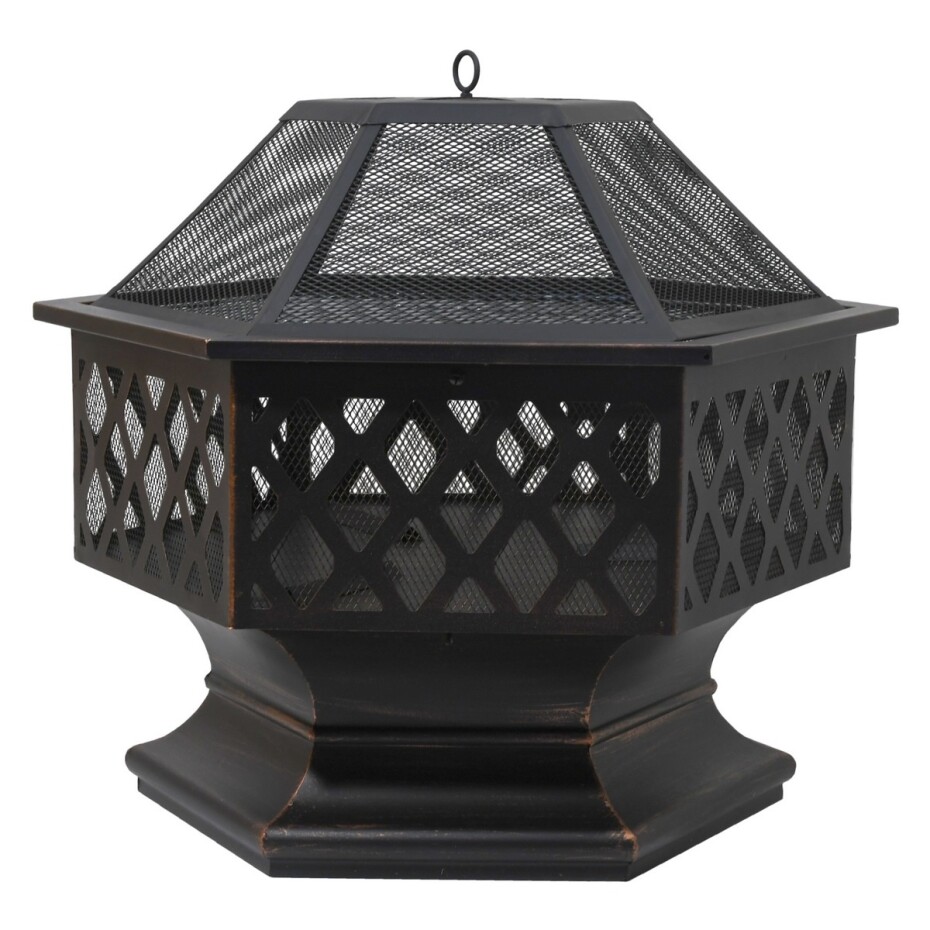 Cattara 13008 Ohniště s poklopem Hexagon, 60,5 x 70 x 62,5 cm - main (1)