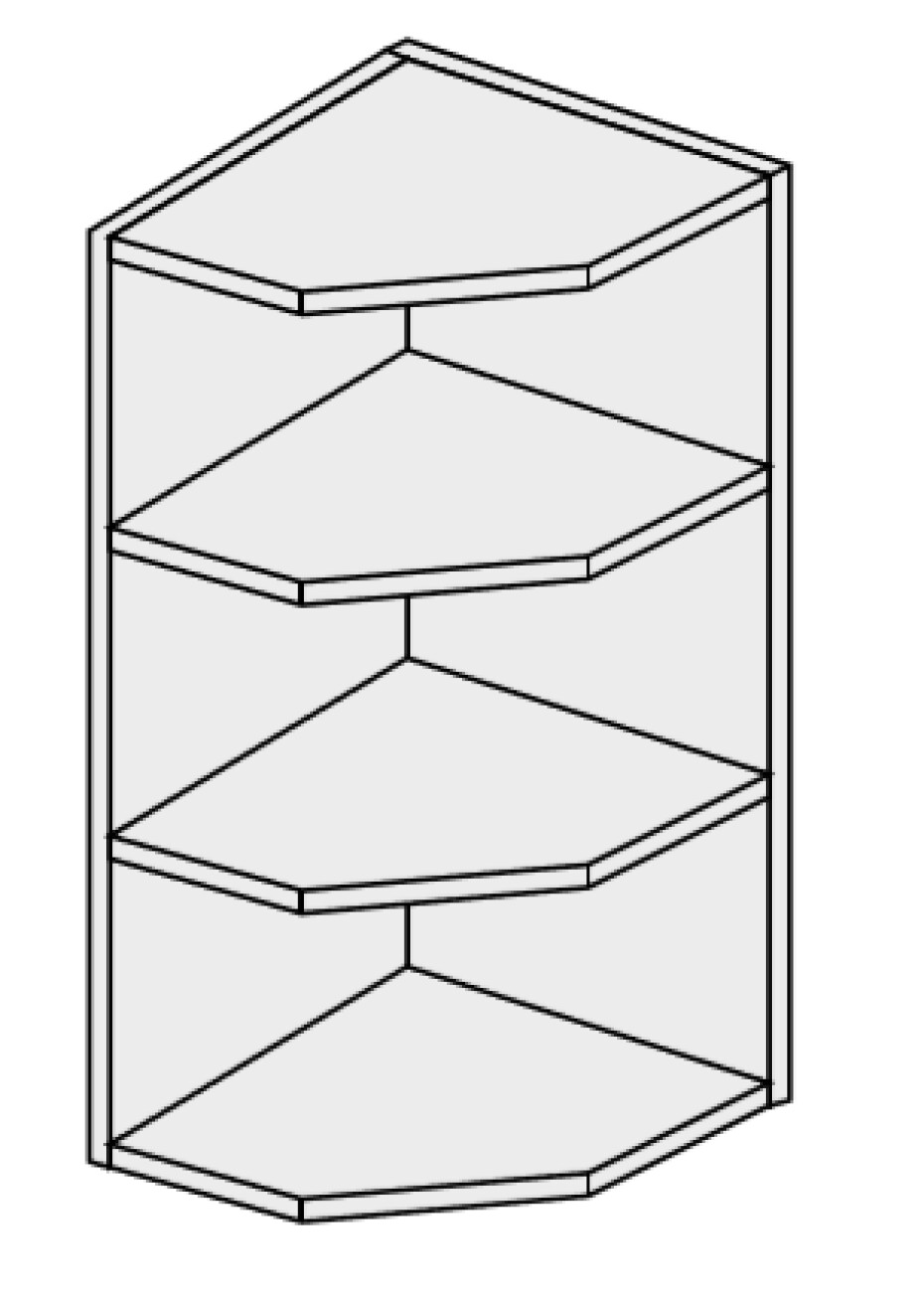 ArtExt Kuchyňská skříňka horní, W7 / 30 Quantum Barva korpusu: Lava - main (1)