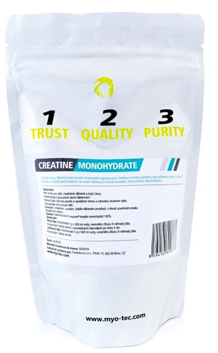 MyoTec Creatine Monohydrate Creapure 300 g - main (1)