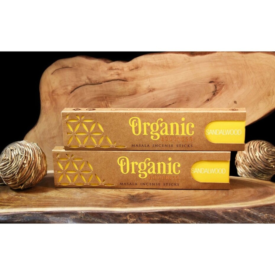 Vonné tyčinky Organic Goodness Masala 12ks, Sandalwood - main (2)