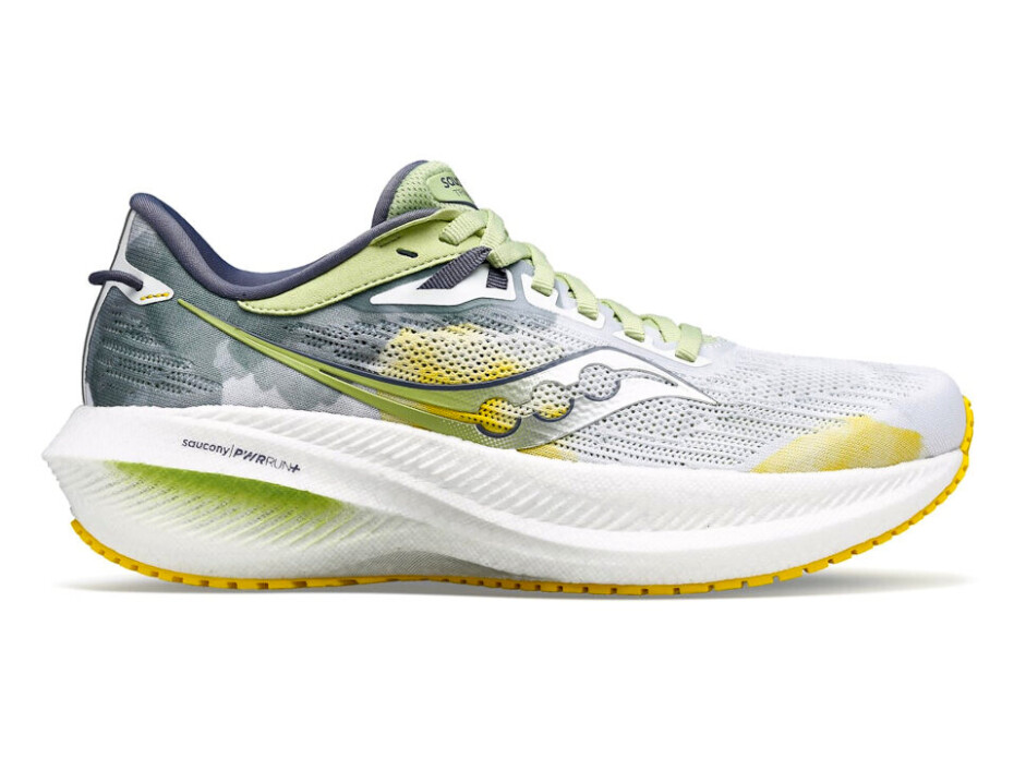 Dámská běžecká obuv Saucony  Triumph 21 White/Fern  UK 5,5 - main (0)