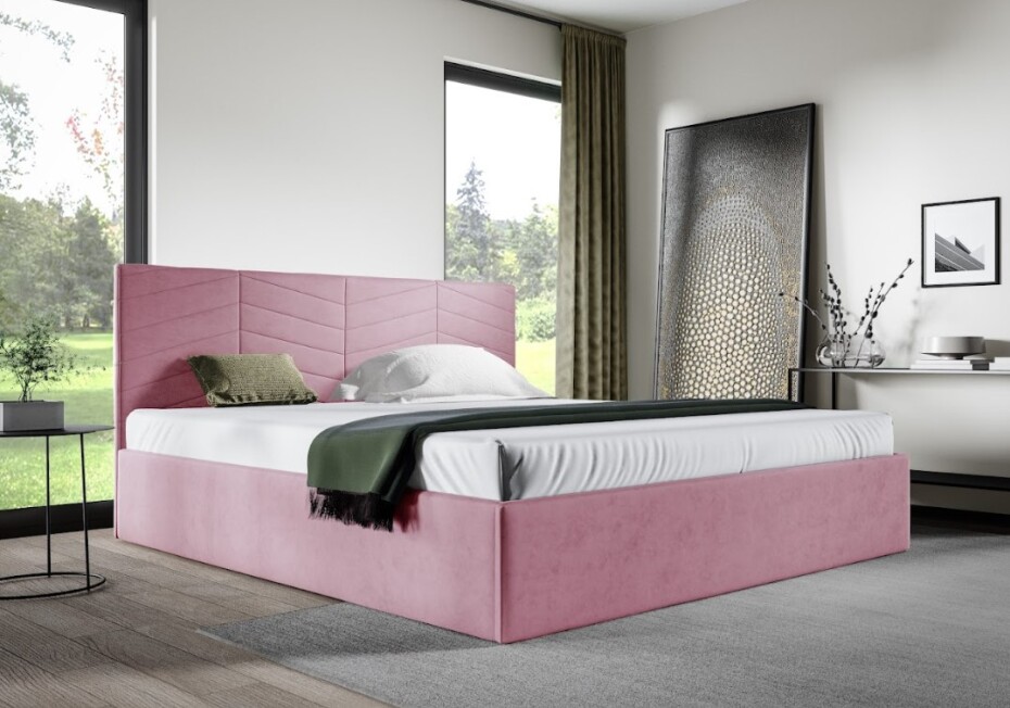 ArtPK Manželská postel LUCY 06 | 160 x 200 cm Barva: Trinity 05 - main (18)