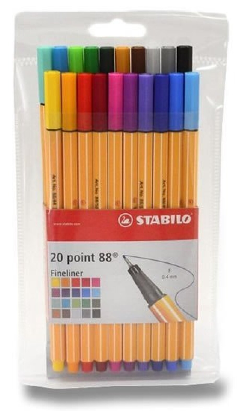Popisovač STABILO point liner 88 sada 20 ks - main (0)