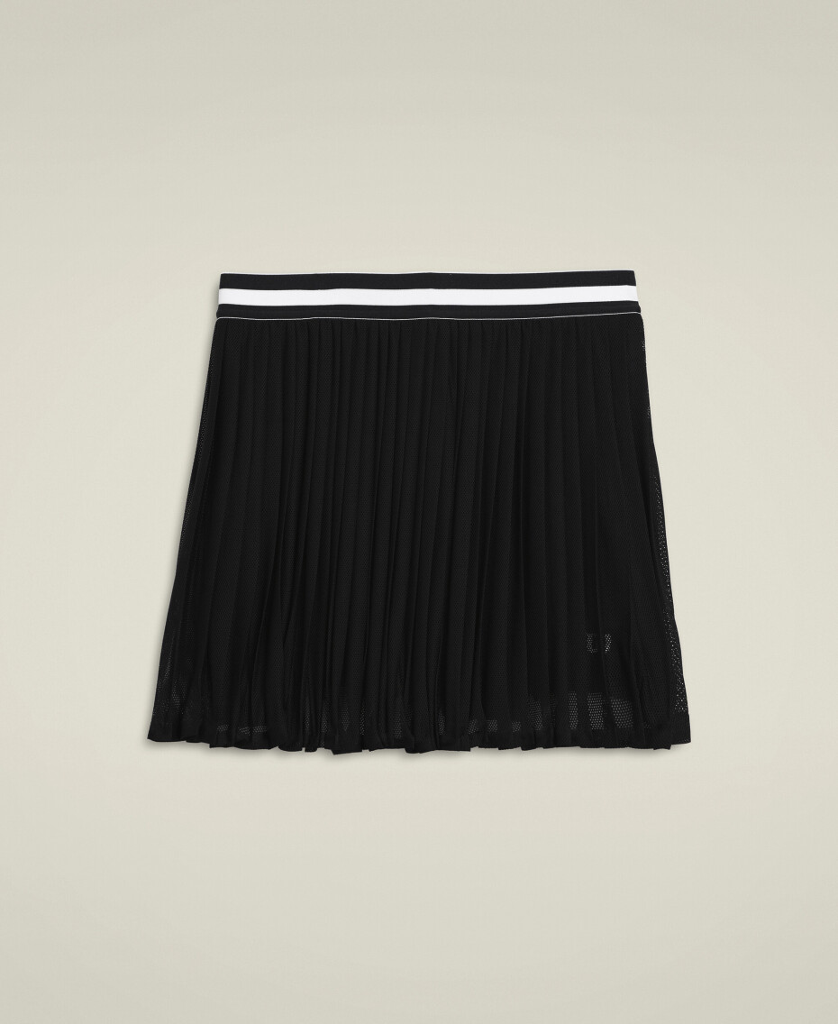 Dámská sukně Wilson  W Team Pleated Skirt Black S - main (1)