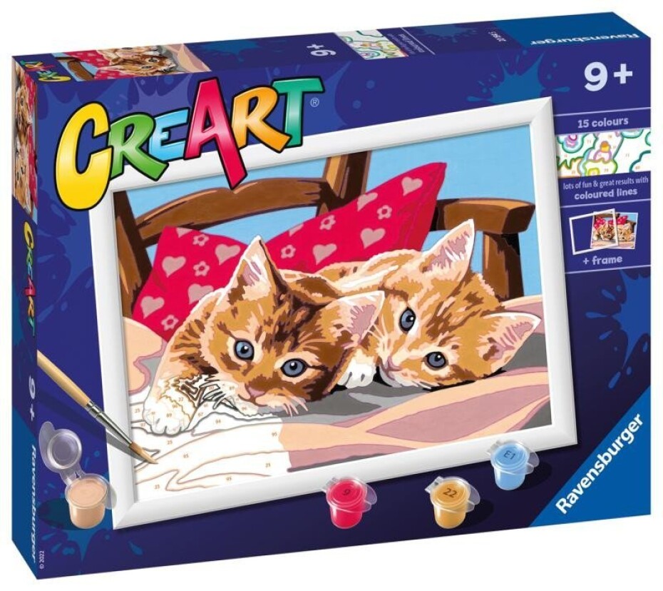 Ravensburger CreArt - Dvě mazlivá koťata - main (0)