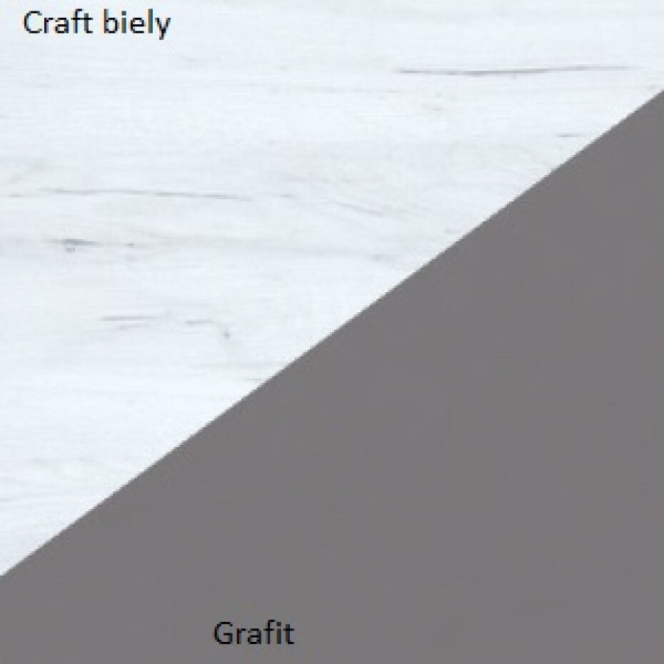 ArtCross Dětská postel KITTY KIT-04 | s roštem 90 x 200 cm Barva: craft bílý / grafit - main (0)