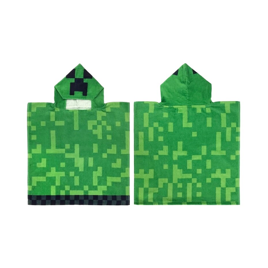 Carbotex Dětské pončo Minecraft Creeper Explode, 50 x 115 cm - main (0)