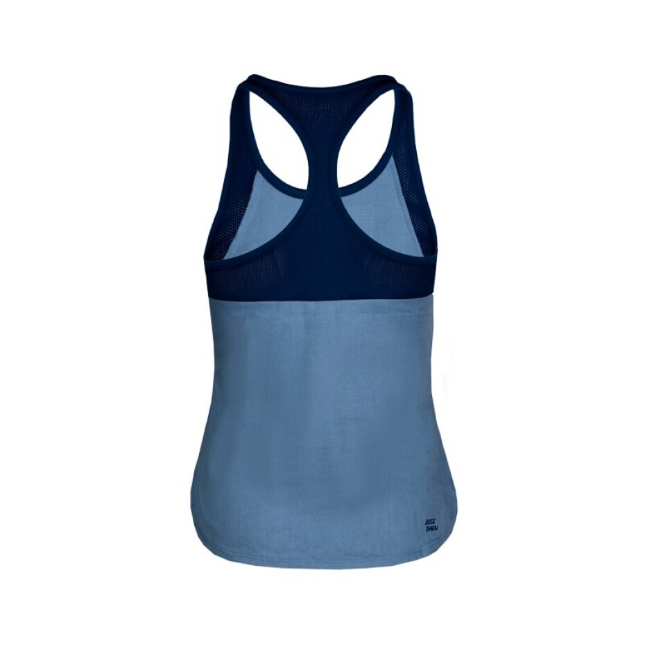 Dámské tílko BIDI BADU  Amrei Jeans Tech Tank Dark Blue M - main (1)