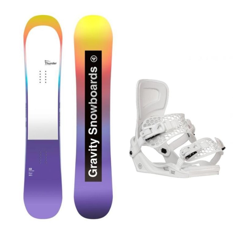 Gravity Thunder 24/25 dámský snowboard + Gravity Rise white vázání - main (0)