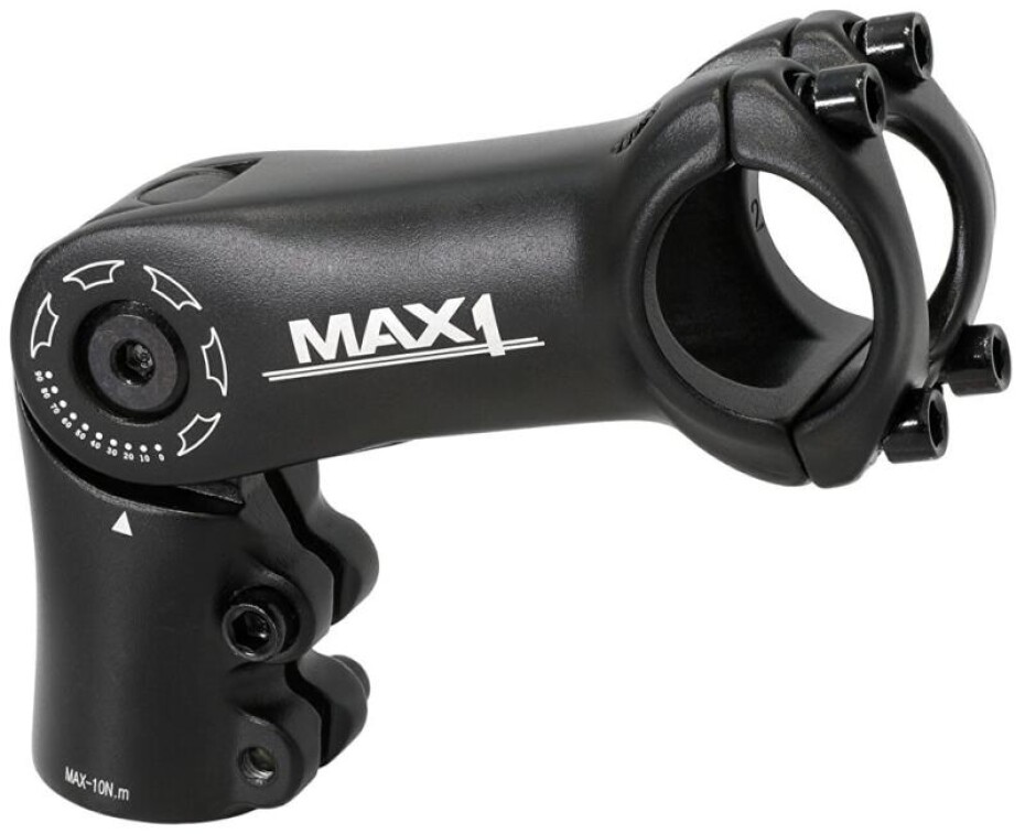 Max1 stavitelný představec 90/90°/31,8 mm černý - main (0)