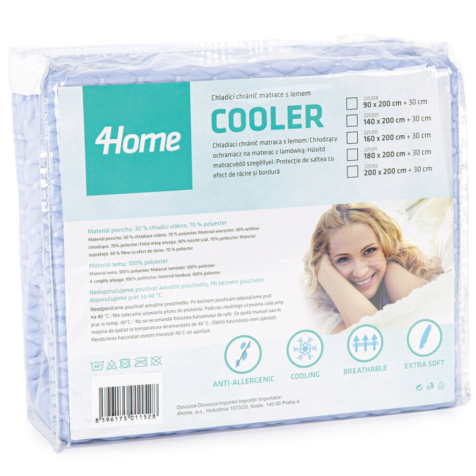 4Home Chladicí chránič matrace s lemem Cooler, 180 x 200 cm - main (6)