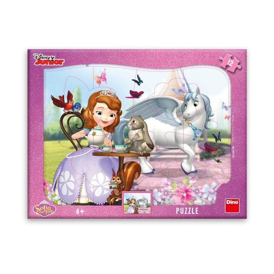 Puzzle deskové Sofie na čaji 12 dílků - Dino Park - main (0)