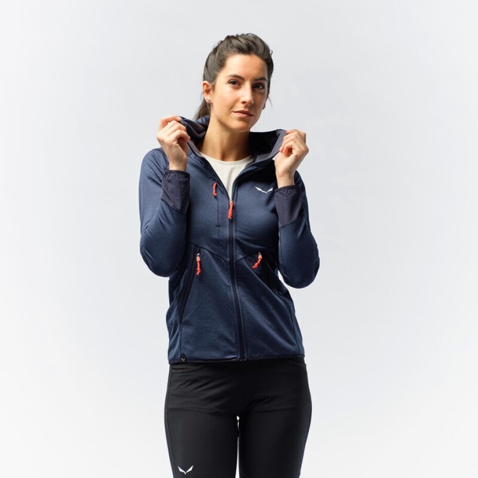 Dámská mikina Salewa  Agner Hybrid PL/DST Navy Blazer Melange 40 - main (8)