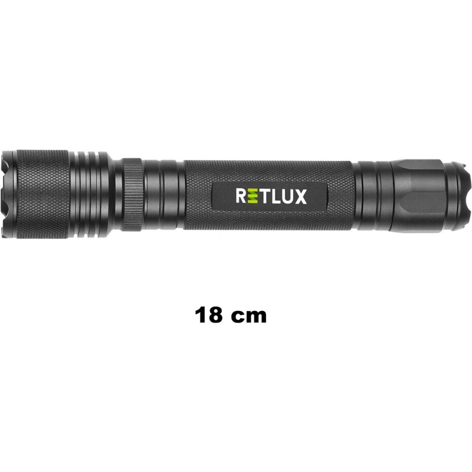 Retlux RPL 112 Ruční LED svítilna na AAA baterie, dosvit 100 m, výdrž 96 h - main (4)