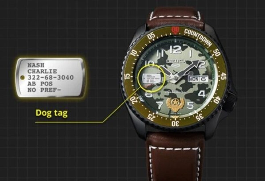 Seiko 5 Sports SRPF21K1 GUILE Street Fighter Limited Edition - main (21)