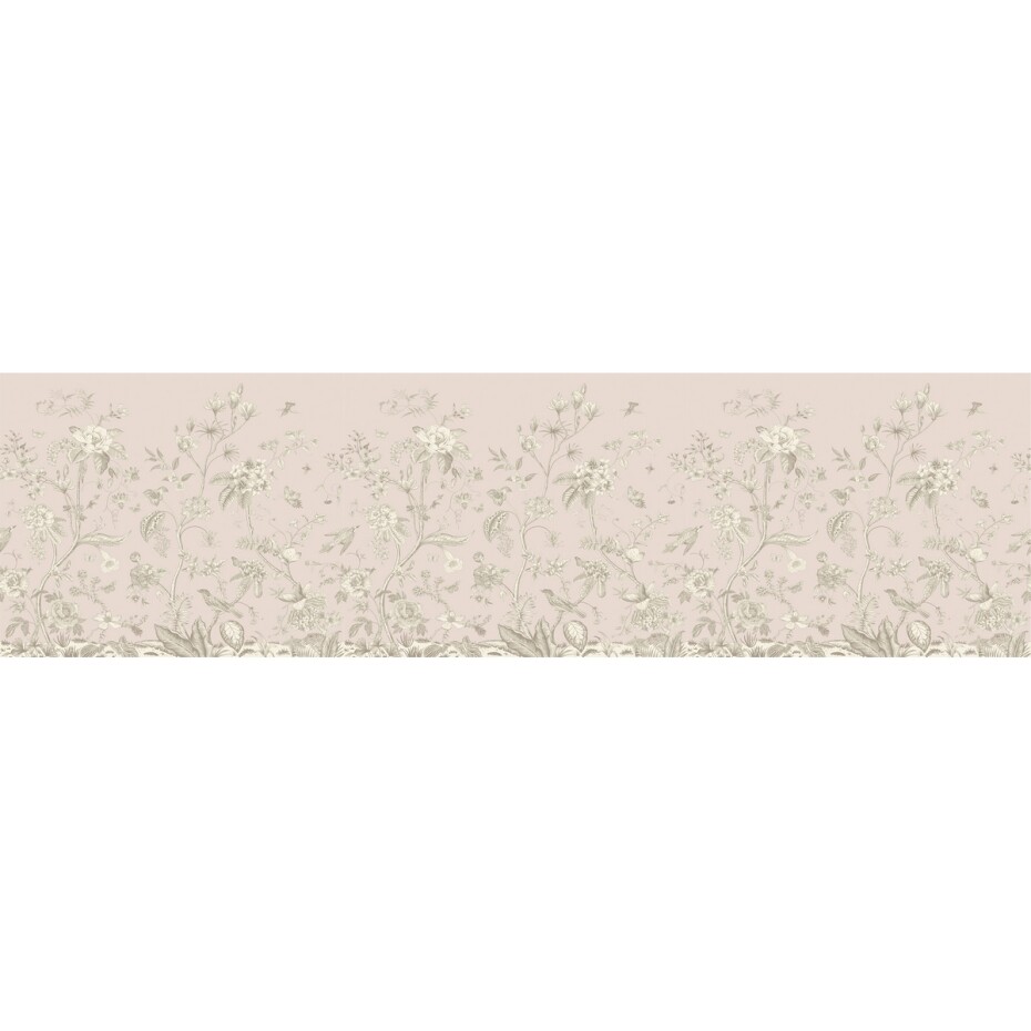 Samolepicí bordura Old graphic florals, 500 x 13,8 cm  - main (0)