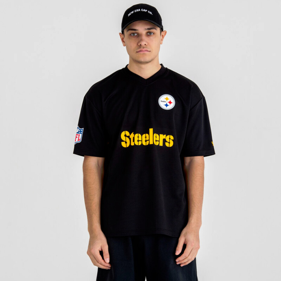 Pánské tričko New Era  Wordmark Oversized NFL Pittsburgh Steelers S - main (0)