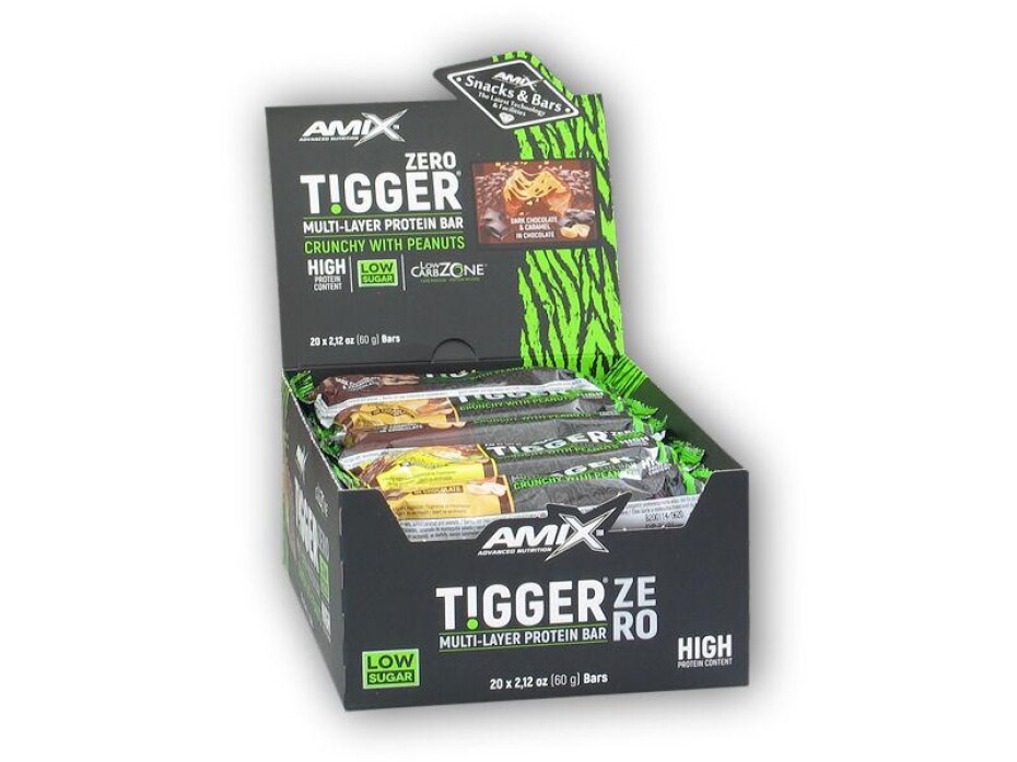 Amix 20x Tigger Zero Multi Layer Protein Bar 60g - main (0)