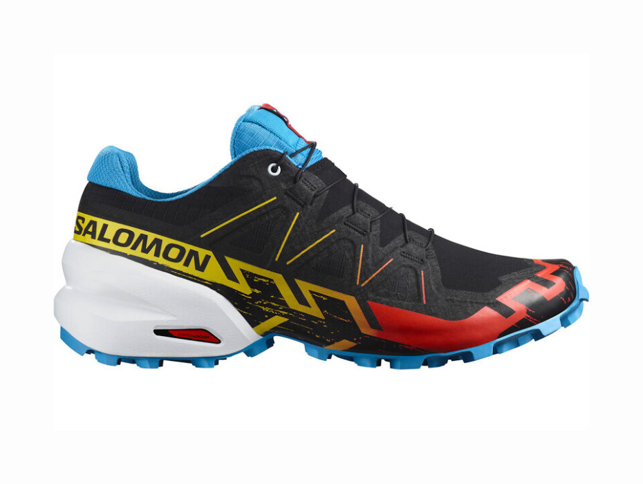 Pánská běžecká obuv Salomon Speedcross 6 Black/White/Transcend Blue  UK 10 - main (0)