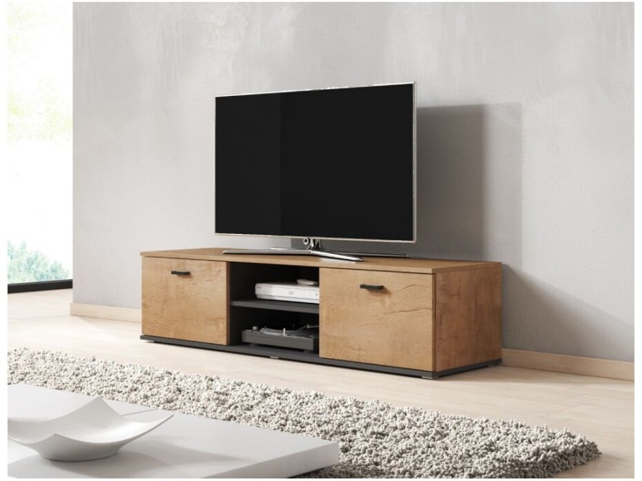 Artcam TV stolek SOHO 140 cm Barva: Bílá/bílý lesk - main (5)