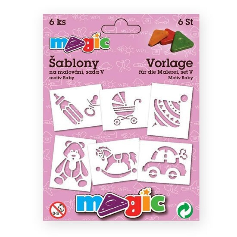 MAGIC papírové šablony na malování BABY - main (0)