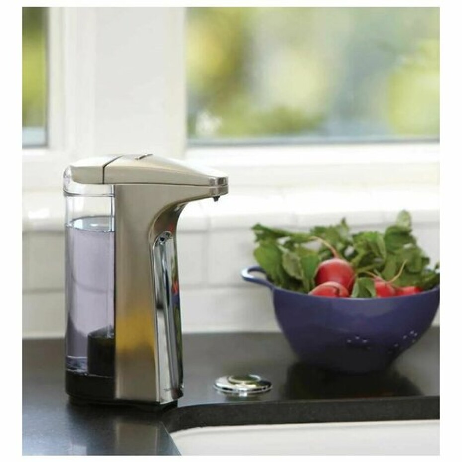 Simplehuman Bezdotykový dávkovač mýdla 237 ml, matný nikl - main (2)