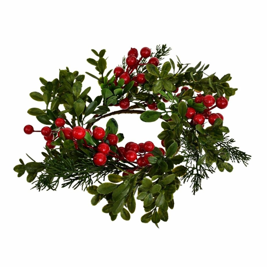 Vánoční zdobený věnec Navara, 30 cm - main (1)