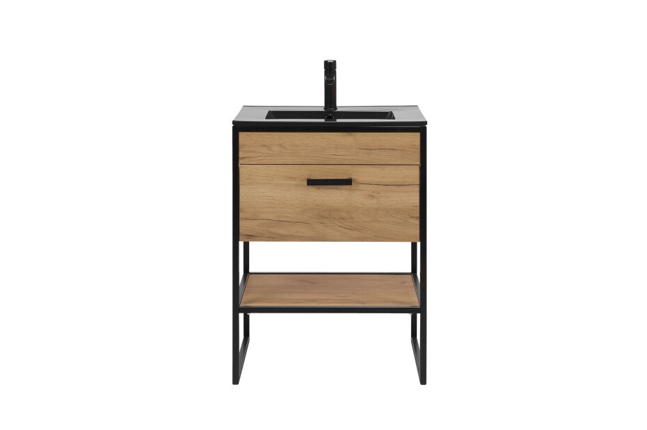 ArtCom Keramické umyvadlo UM-8003-80 | černý mat 80 cm - main (2)