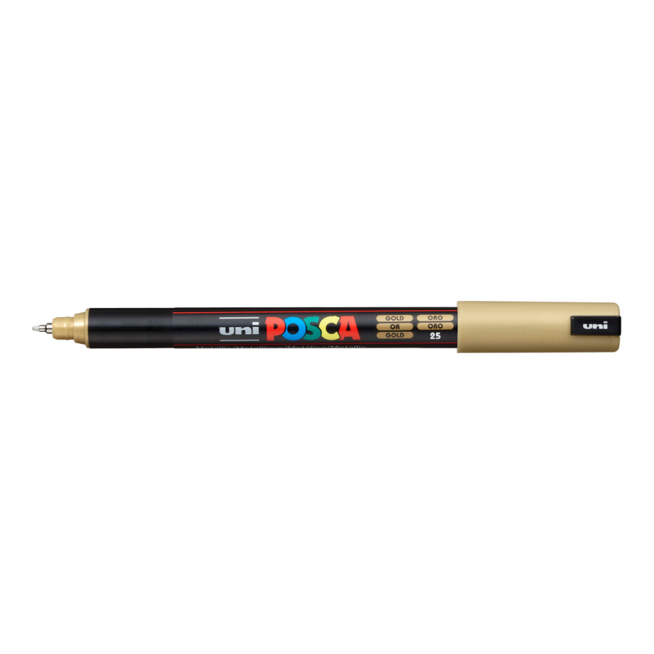 Posca popisovač PC-1MR, 0,7 mm, zlatá (25) - main (0)