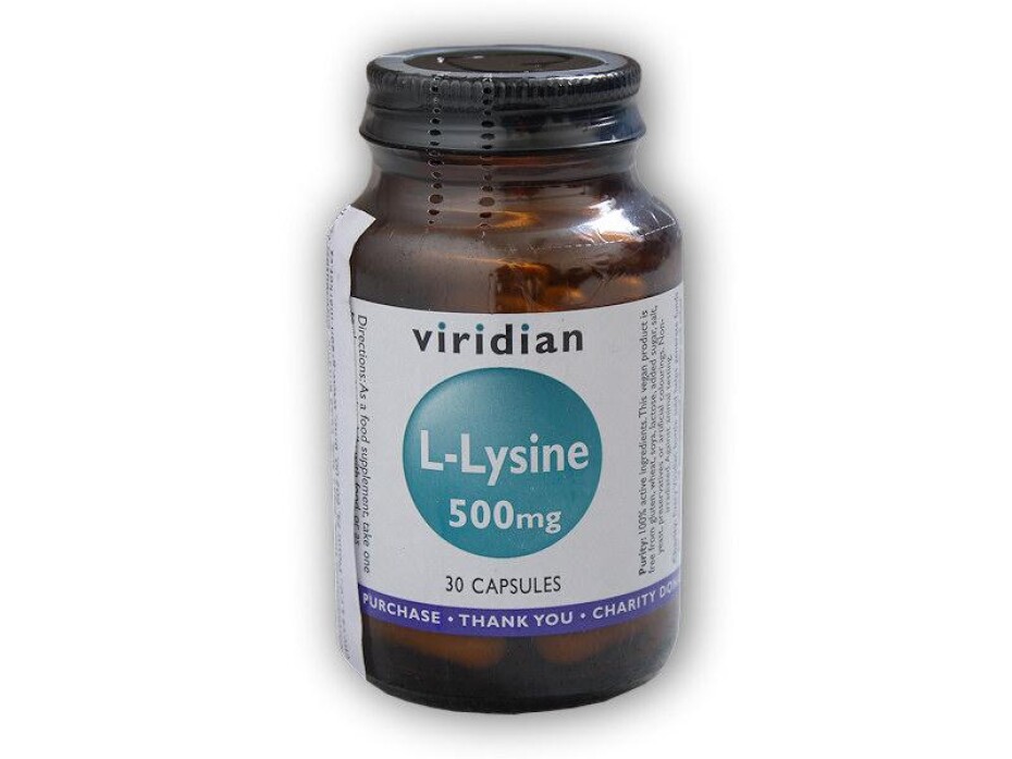 Viridian L-Lysine 30 kapslí - main (0)