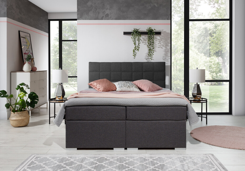 Artelta Manželská postel ALICE Boxspring | 180 x 200 cm Alice barva: Sawana 05, Alice rozměr: 180x200 cm - main (8)