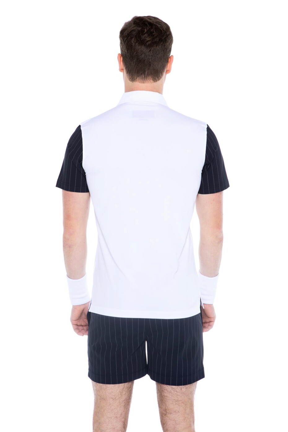 Pánské tričko Hydrogen  Tech Zipped Polo White/Blue M - main (3)