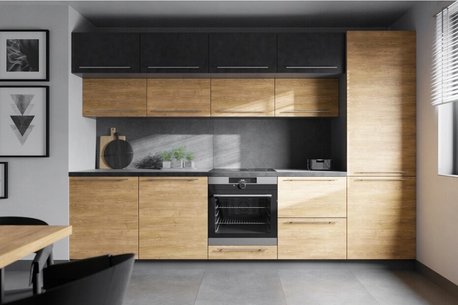 ArtExt Kuchyňská skříňka spodní MALMO | D2M 60 Barva korpusu: Grey - main (6)