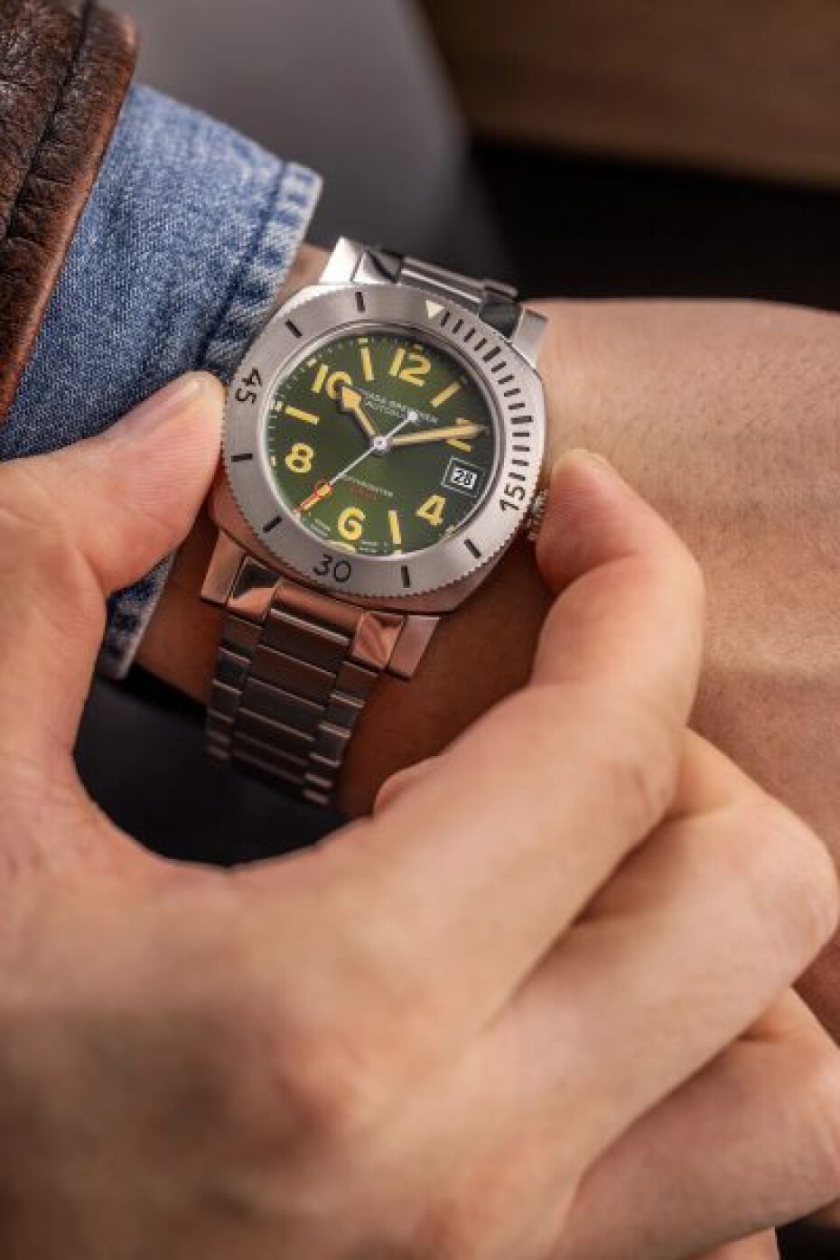 Nivada Grenchen Depthmaster Numerals - Bracelet Flat Link - main (10)