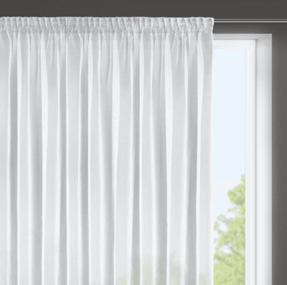 ArtFir Záclona ESEL P | bílá 350 x 150 cm - main (2)