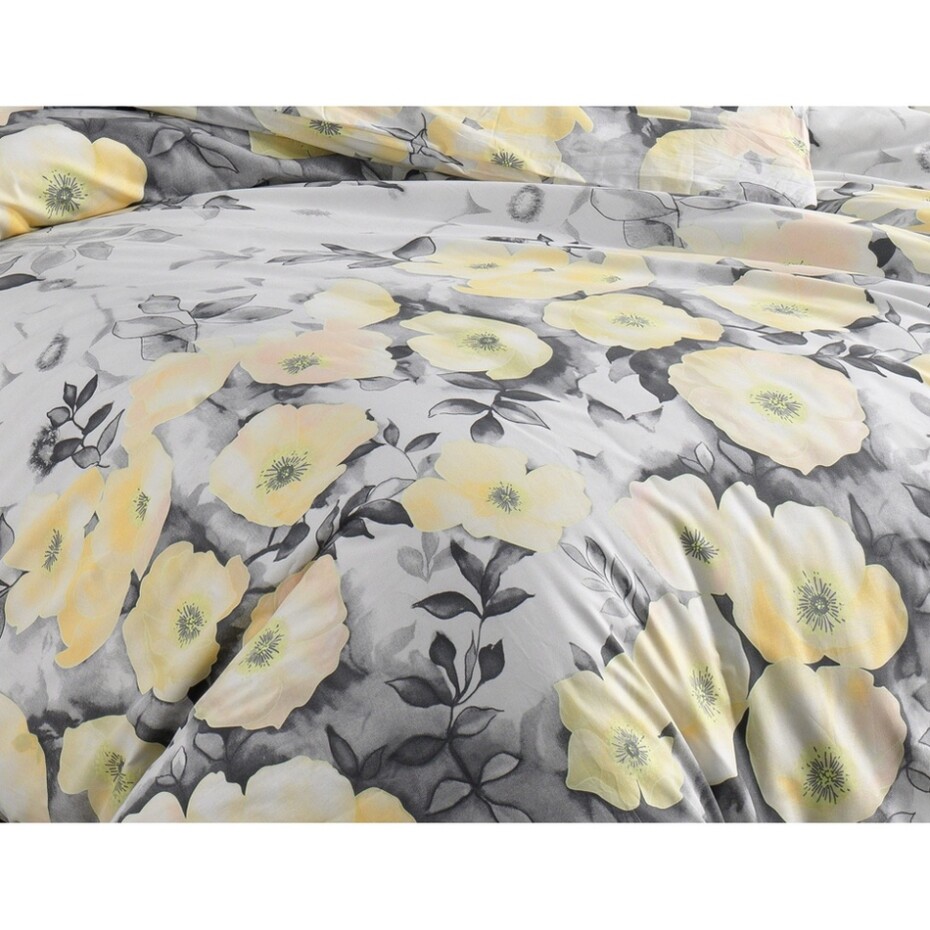 BedTex Bavlněné povlečení Alisa žlutá, 220 x 200 cm, 2 ks 70 x 90 cm - main (1)