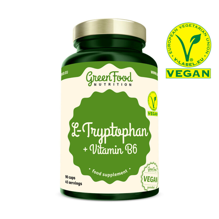 GreenFood  L-Tryptophan + Vitamin B6 90 caps - main (0)