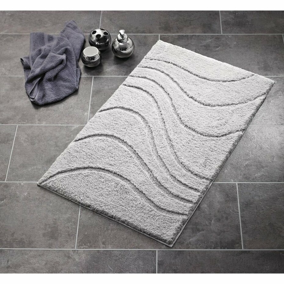 RIDDER 729807 La ola koupelnová předložka s protiskluzem 55 x 50 cm, šedá - main (1)