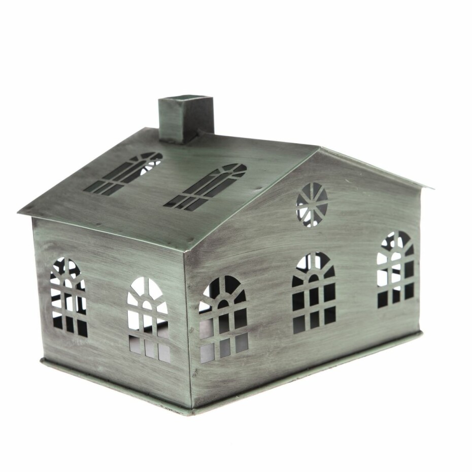 Kovový svícen Rustik House, 16 x 12 x 10 cm - main (0)