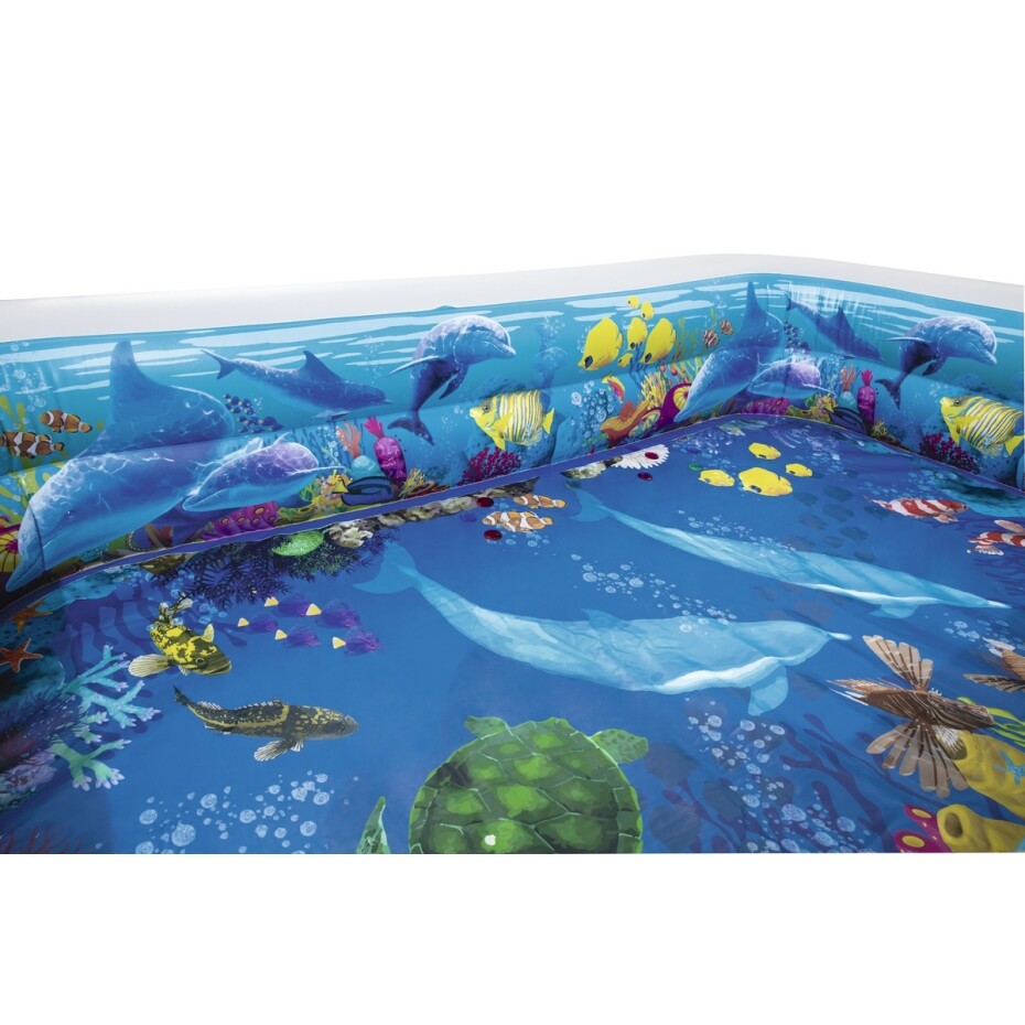 Bestway Nafukovací bazén 3D mořský svět, 262 x 175 x 51 cm - main (1)