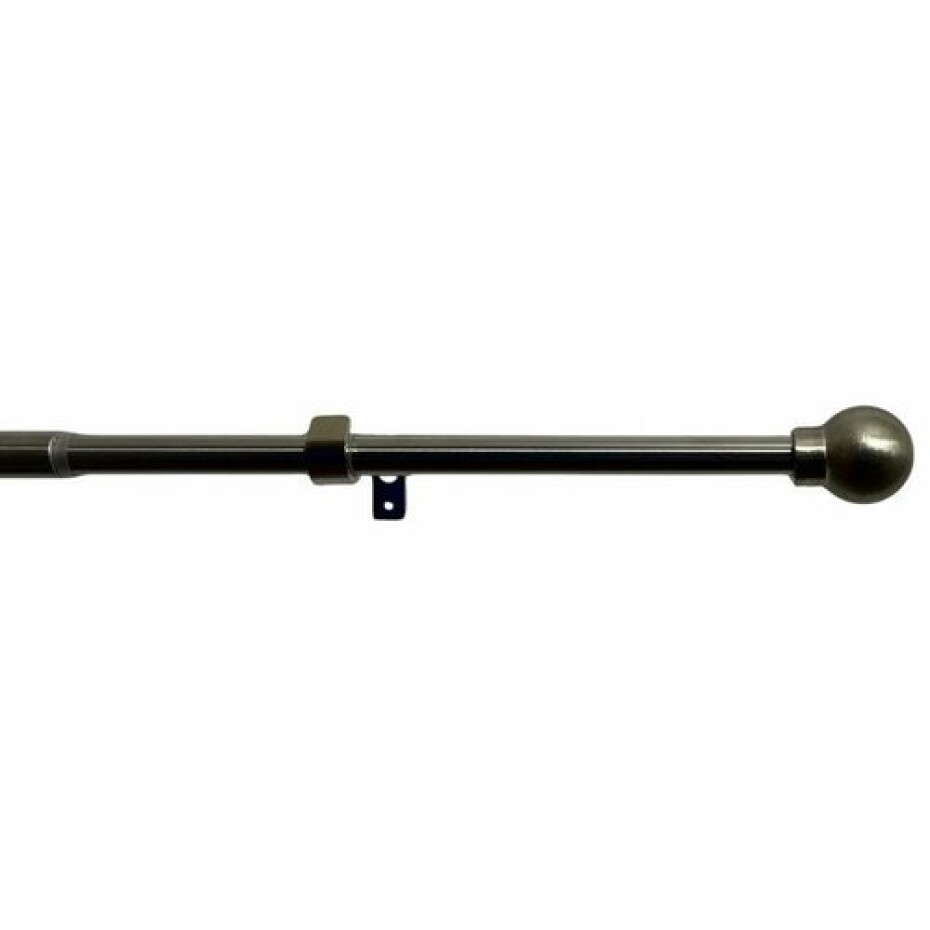 Záclonová souprava roztažitelná Koule 16/19 mm ušl. ocel, 120 - 230 cm - main (0)